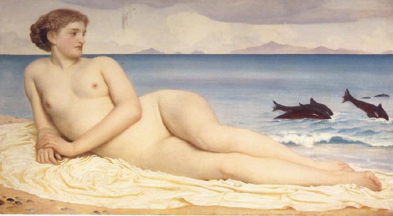 Lord Frederic Leighton Actaea Tje Mu,[j pf the Shore Sweden oil painting art